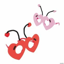 Cheapest 🥰 Love Bug Glasses Craft Kit - Makes 12 🔔