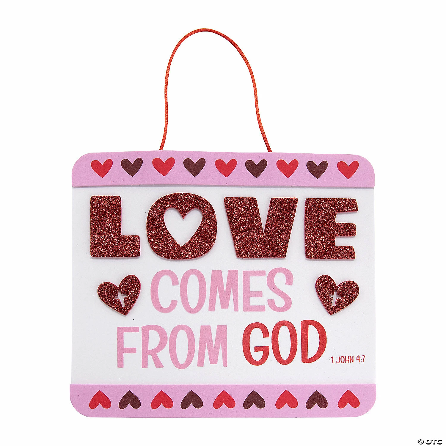 Promo π₯° Love Comes From God Sign Craft Kit - Makes 12 π