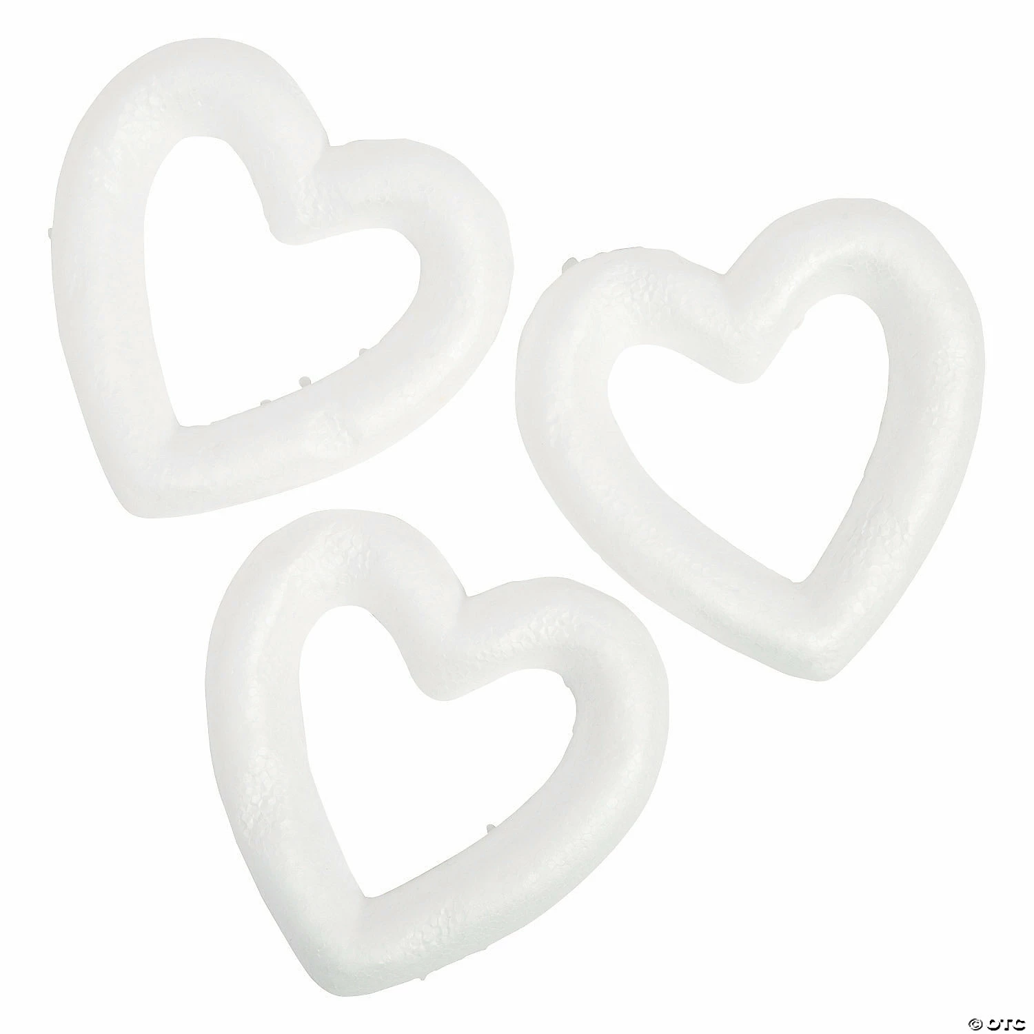 Outlet ⌛ Mini Foam Heart Wreaths - 12 Pc. ⭐