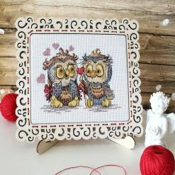 Brand new 🎁 MP Studia - Love in the Air! SM-087 Counted Cross Stitch Kit 👍