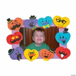 Best Sale π Mustache Heart Picture Frame Magnet Craft Kit - Makes 12 βοΈ