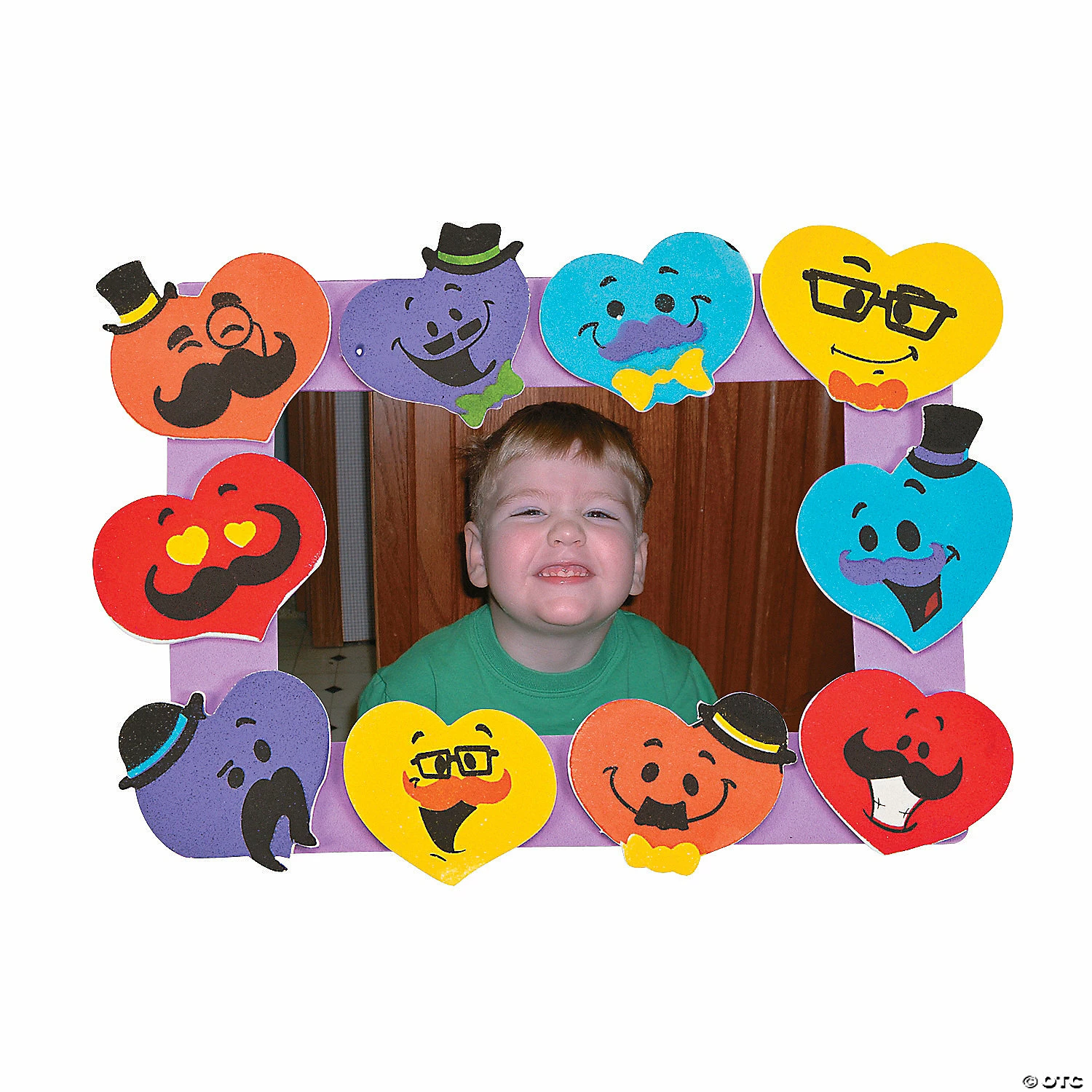 Best Sale π Mustache Heart Picture Frame Magnet Craft Kit - Makes 12 βοΈ