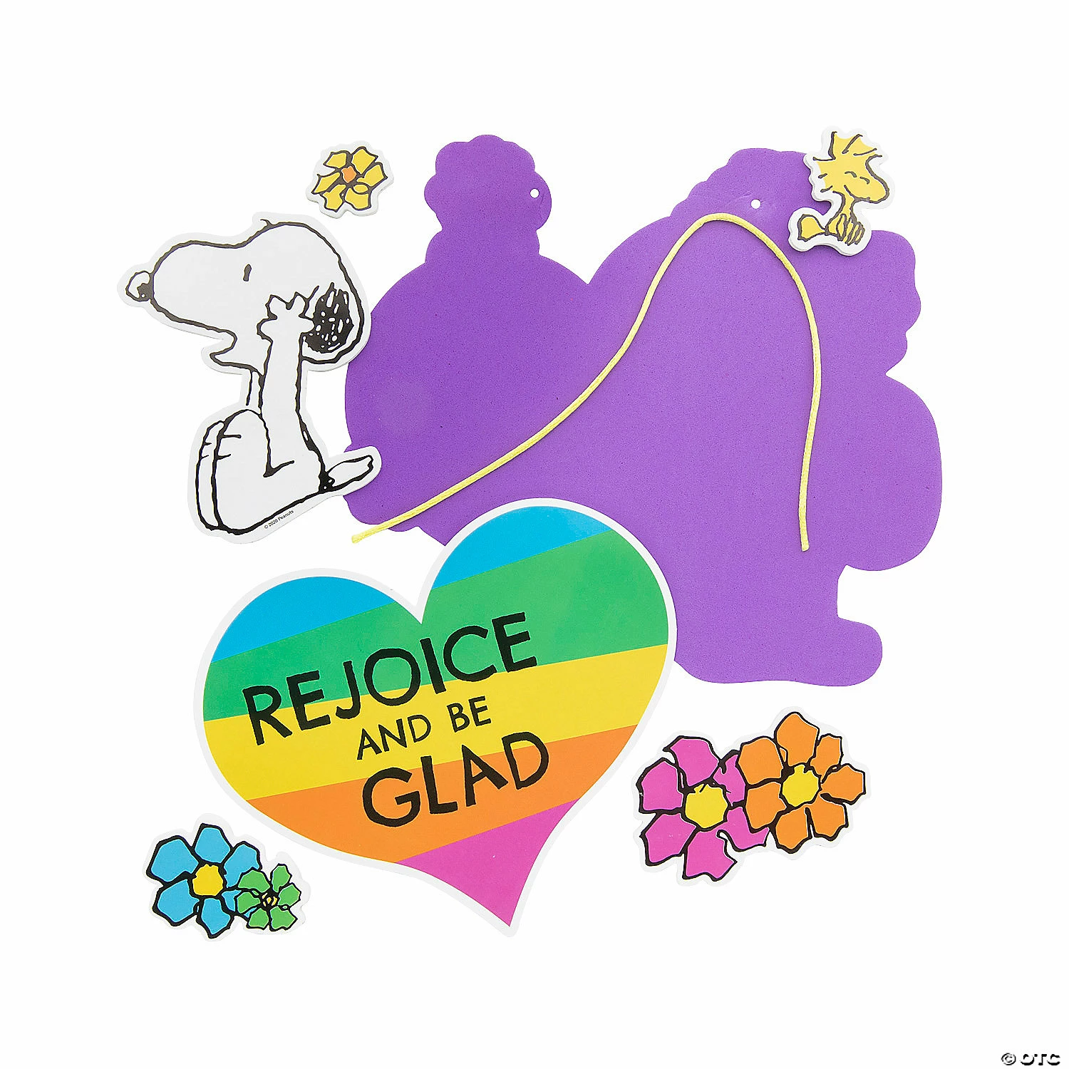 Flash Sale ⌛ Peanuts® Inspirational Easter Sign Craft Kit - Makes 12 🤩 - Image 2