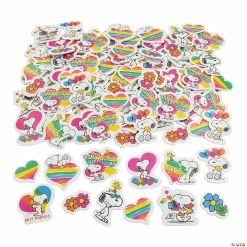 Hot Sale 🌟 Peanuts® Valentine Self-Adhesive Shapes – 150 Pc. 🛒