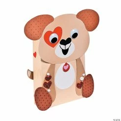 Deals ❤️ Puppy Valentine Card Holders Craft Kit - Makes 12 🎉