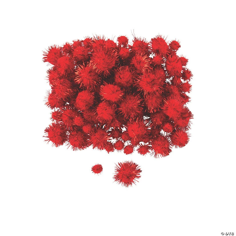 Buy π Tinsel Pom-Poms - 100 Pc. π―