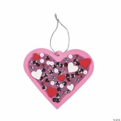 Flash Sale 💯 Sequin Valentine Ornament Craft Kit - Makes 12 ❤️