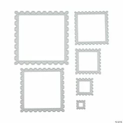 Flash Sale ⭐ Square Wave Cutting Dies - 6 Pc. ⌛