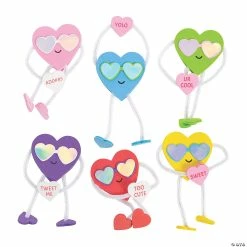 Flash Sale 🔥 Stand-Up Valentine Hearts Craft Kit - Makes 12 👏