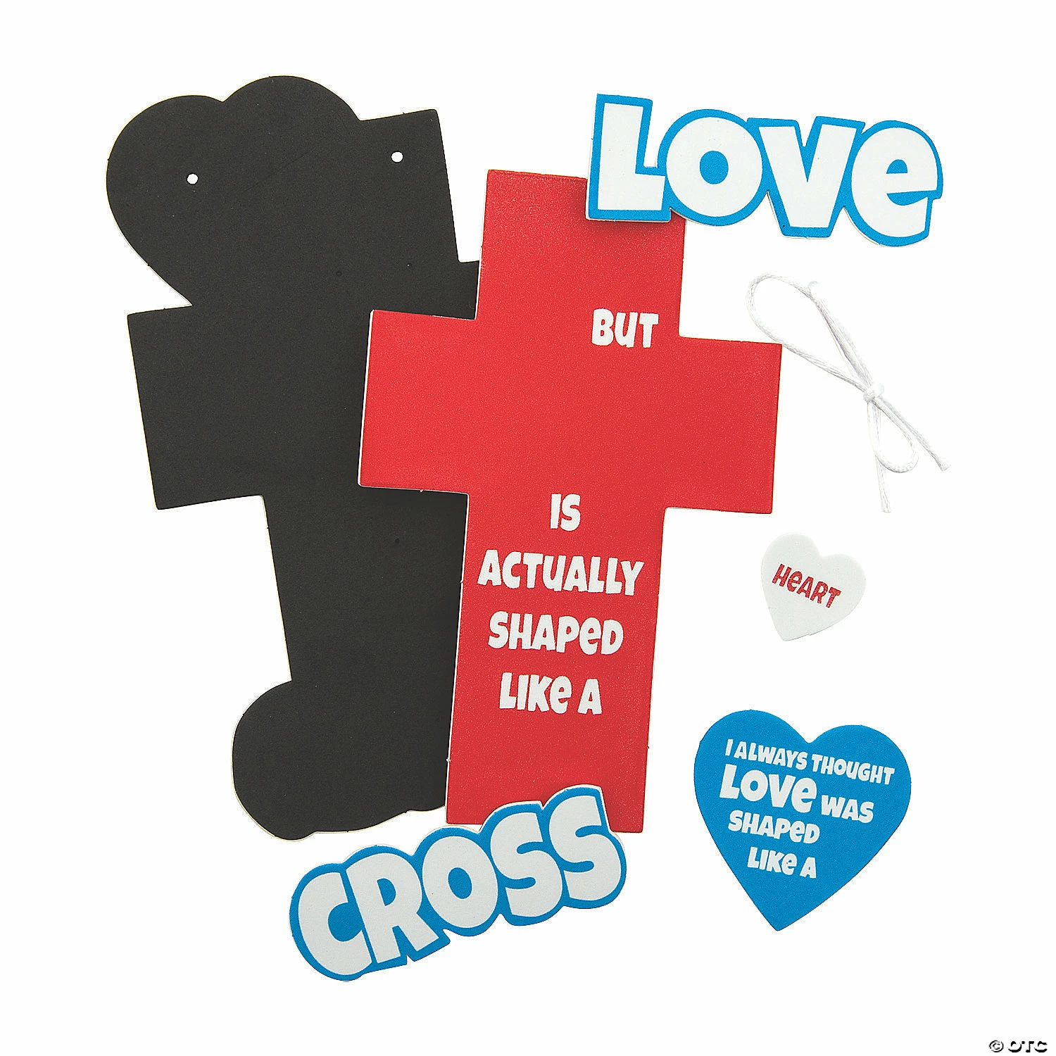 Cheap π The Shape of Love Sign Craft Kit - Makes 12 π - Image 2