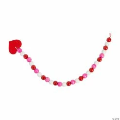 Budget 🛒 Valentine Bead Garland Craft Kit – Makes 3 💯