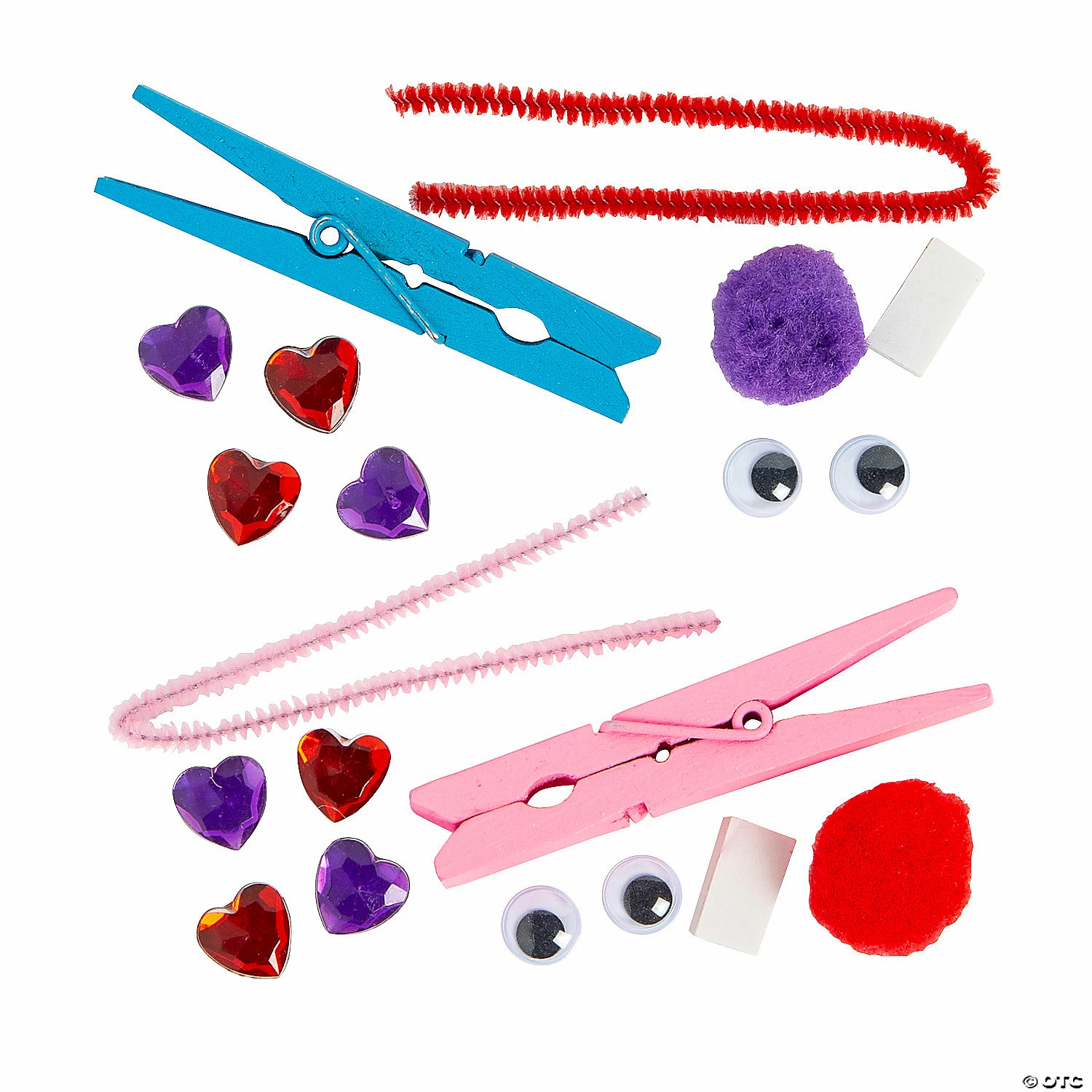 Coupon ⭐ Valentine Dragonfly Clothespin Craft Kit - Makes 12 ✔️ - Image 2