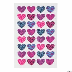 Buy 🔥 Valentine Heart Epoxy Stickers - 12 Pc. 🧨