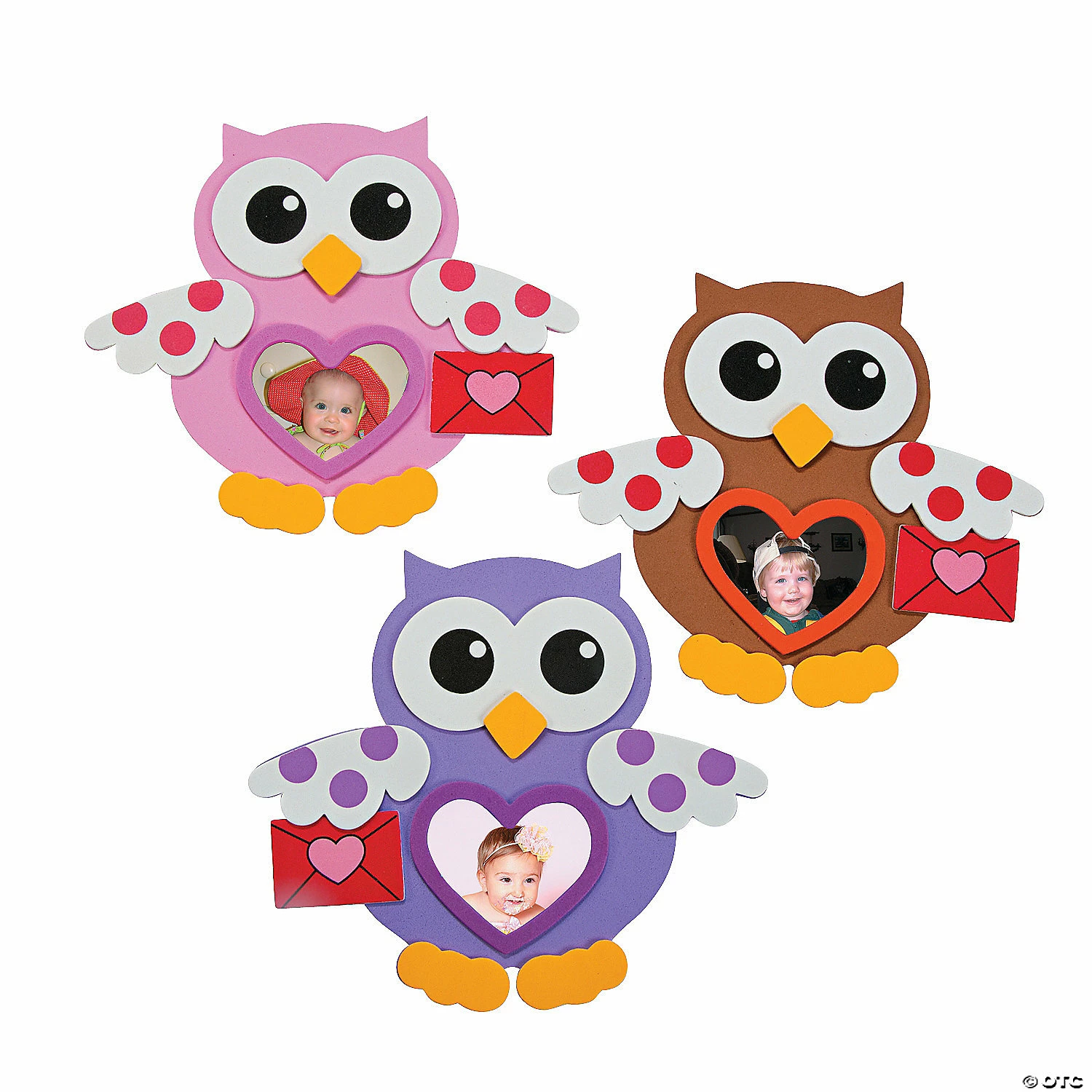 Deals π₯° Valentine Owl Picture Frame Magnet Craft Kit - Makes 12 π―