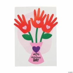 Best Pirce ✨ Valentine’s Day Bouquet Handprint Sign Craft Kit - Makes 12 😍