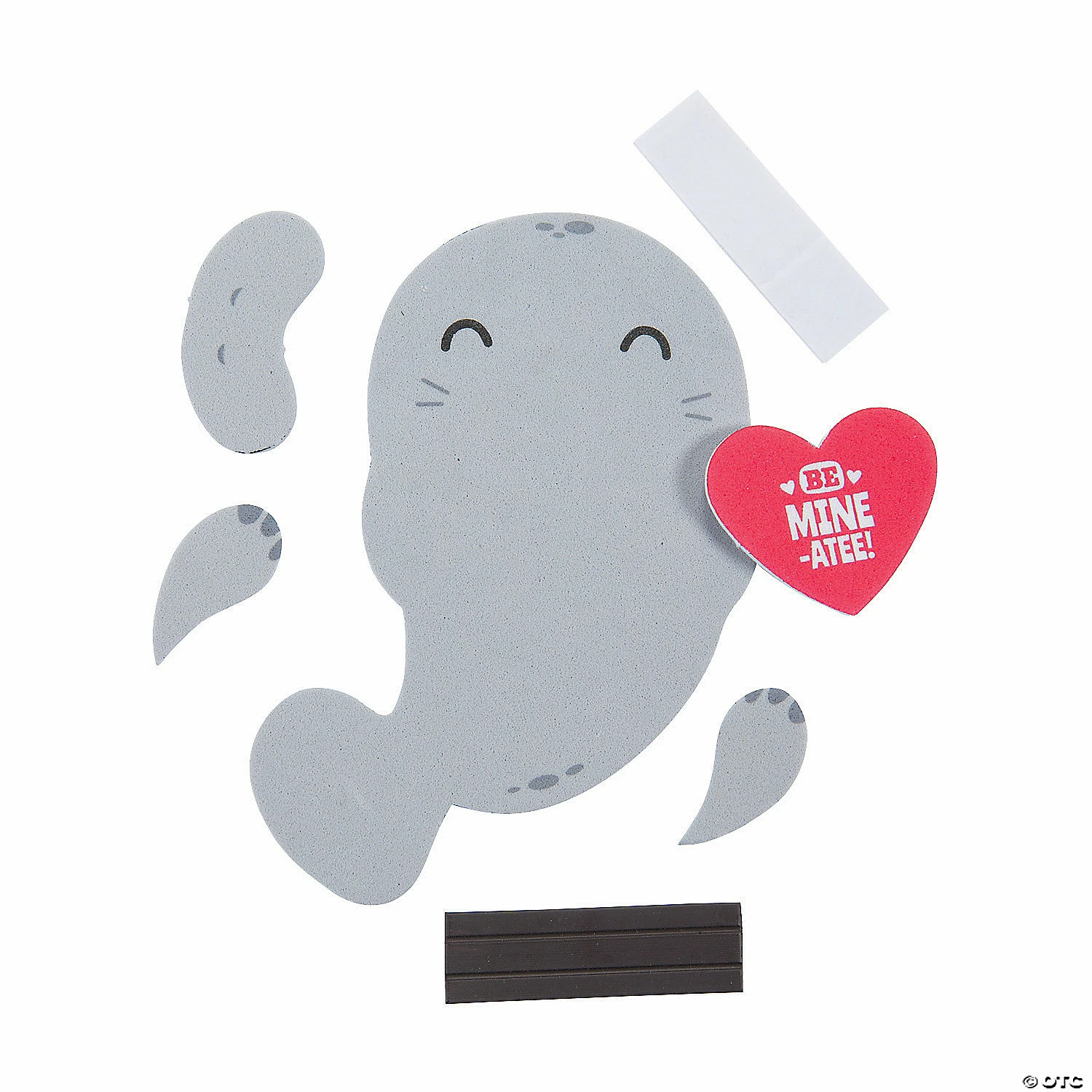 Wholesale 🔥 Valentine’s Day Manatee Magnet Craft Kit - Makes 12 🌟 - Image 2