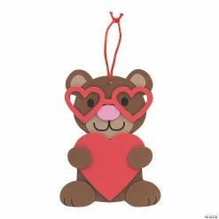 Best Pirce 🔔 Valentine Teddy Bear Ornament Craft Kit - Makes 12 🔥
