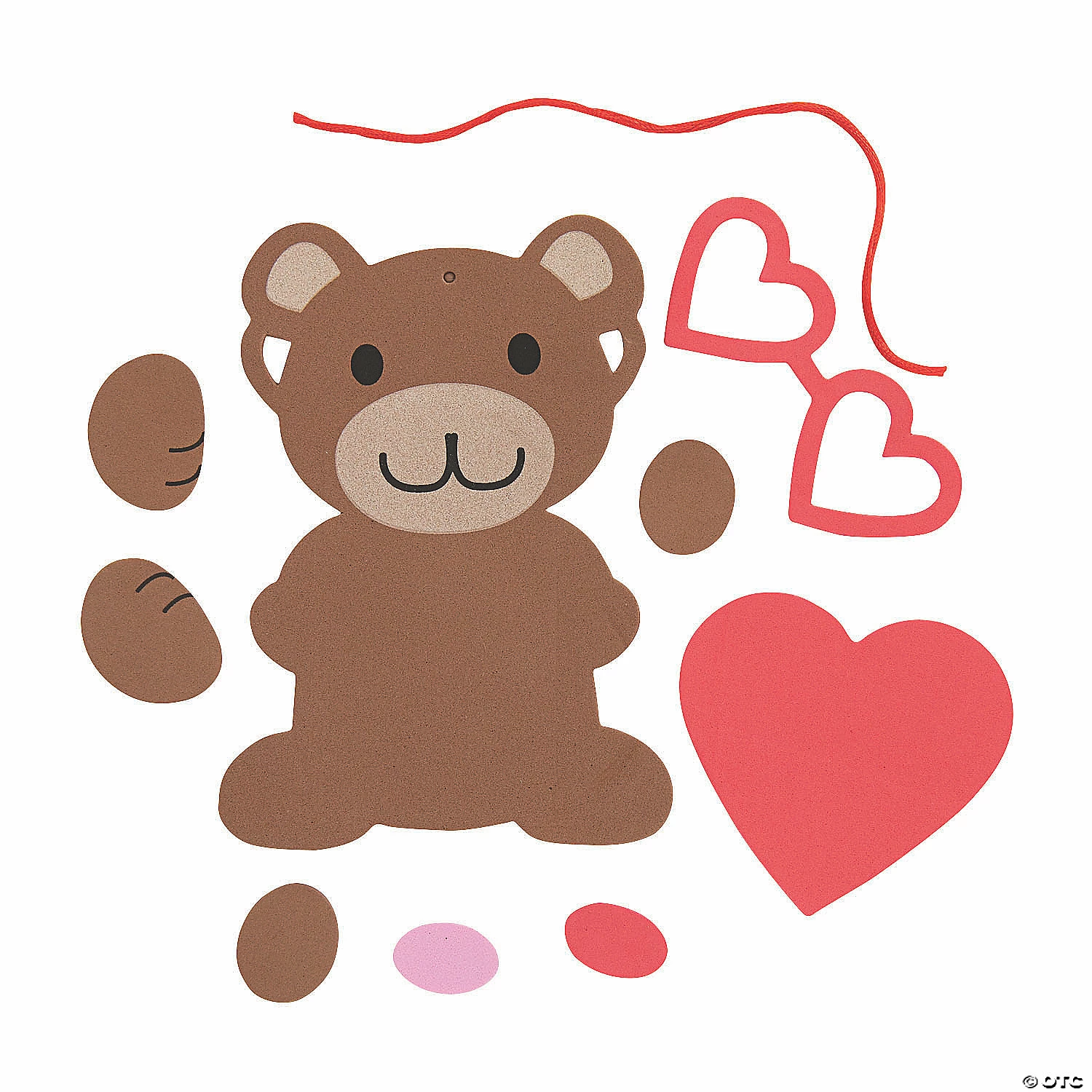 Best Pirce π Valentine Teddy Bear Ornament Craft Kit - Makes 12 π₯ - Image 2