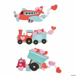 Wholesale 🎉 Valentine Transportation Magnet Craft Kit - Makes 12 🥰