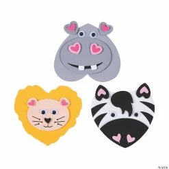 Flash Sale 👏 Valentine Zoo Animal Magnet Craft Kit - Makes 12 🔥