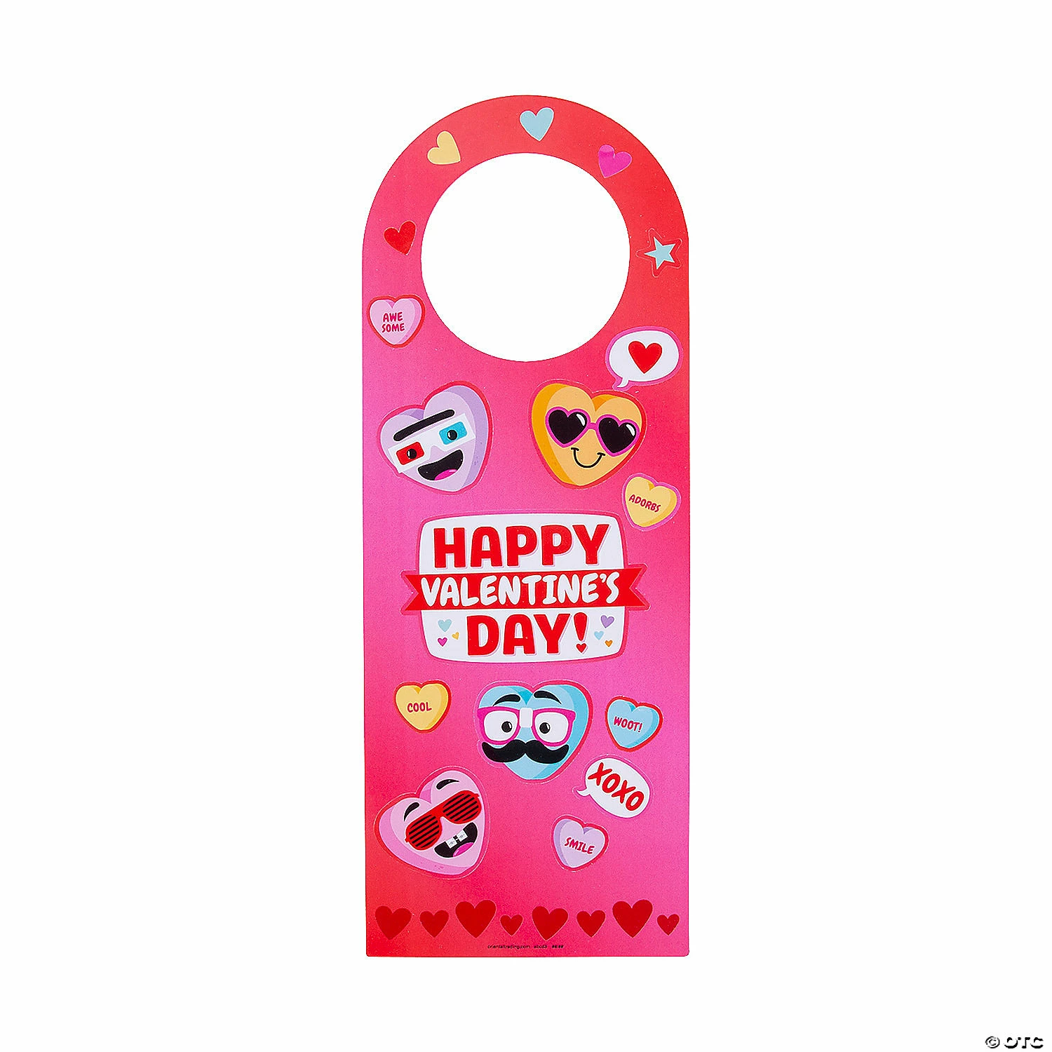 Best deal 🎁 Valentine's Day Doorknob Hanger Sticker Scenes - 12 Pc. 👏