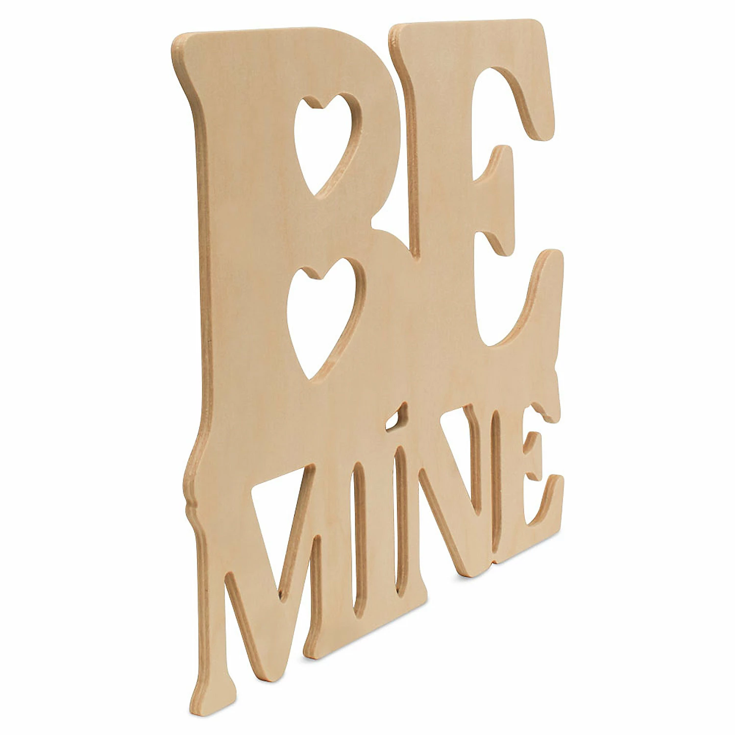Top 10 😍 Woodpeckers Crafts, DIY Unfinished Wood 12" Be Mine Cutout, Pack of 6 🌟 - Image 2
