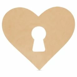 Best Pirce π Woodpeckers Crafts, DIY Unfinished Wood 12" Heart with Keyhole Cutout, Pack of 12 π₯