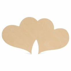 Coupon ๐ Woodpeckers Crafts, DIY Unfinished Wood 18" Double Heart Cutout, Pack of 3 ๐ฅฐ