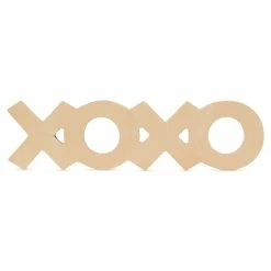 Best reviews of 🤩 Woodpeckers Crafts, DIY Unfinished Wood 18" XOXO Cutout, Pack of 3 😉
