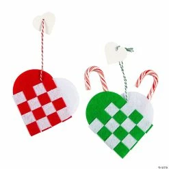 Promo π Woven Heart Ornament Craft Kit - Makes 12 β€οΈ