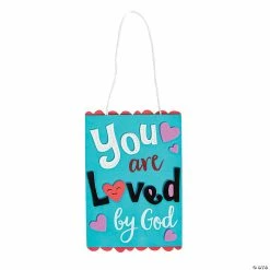New π You Are Loved By God Sign Craft Kit- Makes 12 π