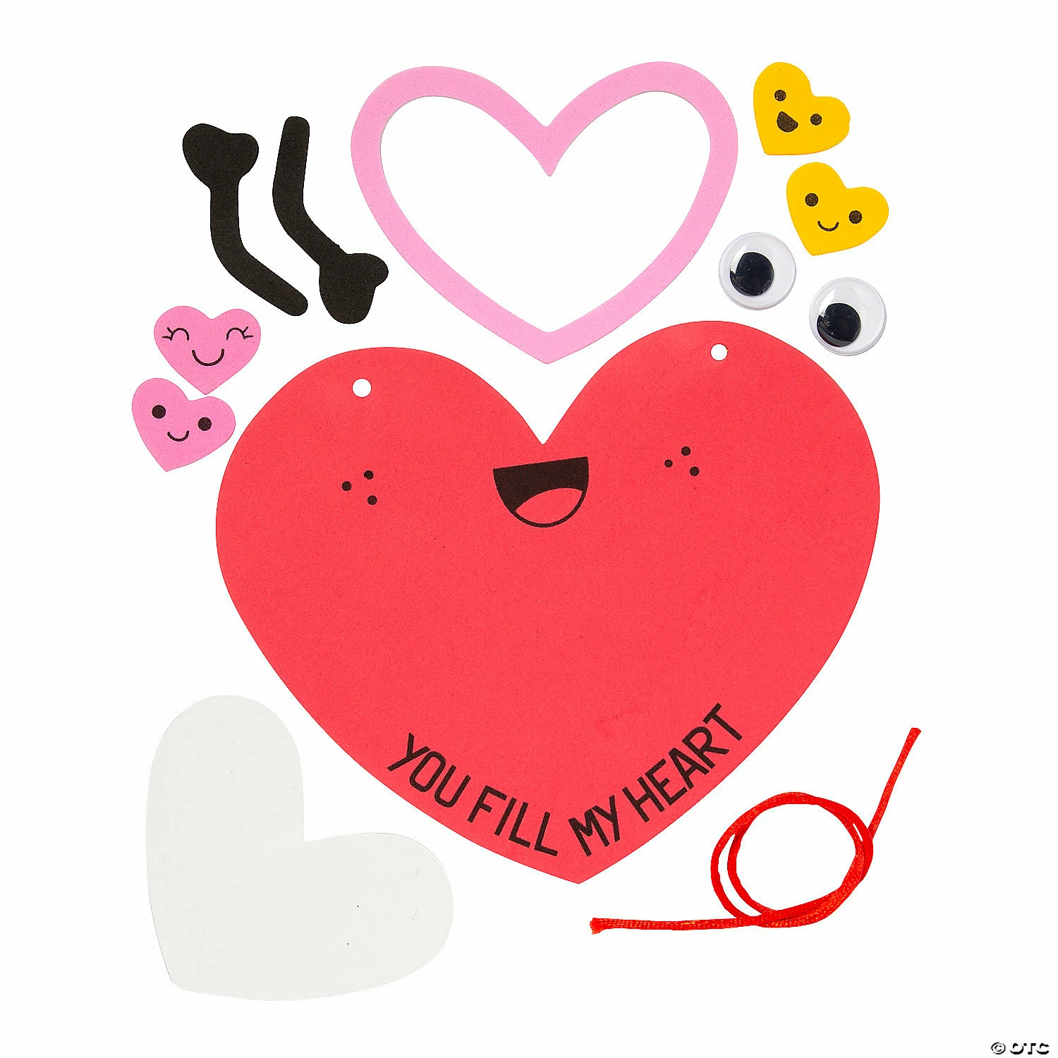 Buy 🥰 You Fill My Heart Valentine Craft Kit - Makes 12 ⌛ - Image 2
